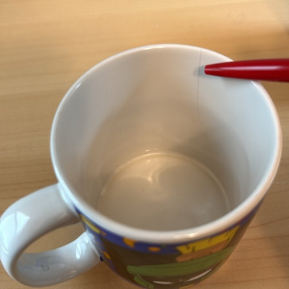 2 Vintage 1994 Warner Bros Sakura Looney Tunes Marvin the Martian Coffee Mugs - Picture 5 of 9